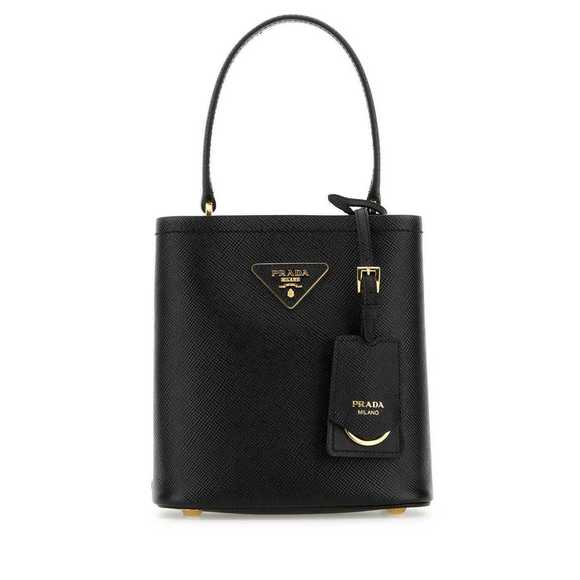 Prada Handbags - Prada Nylon Bucket Tote Bag Black